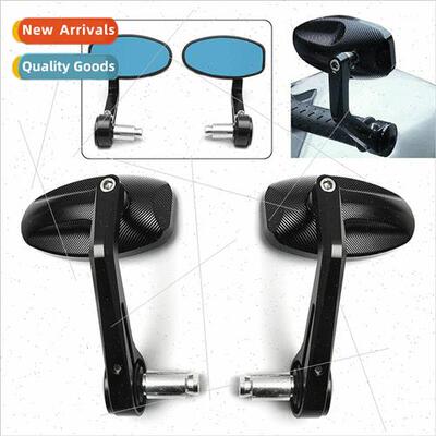 A pair of motorcycle handlebar mirrors modified retro reflec