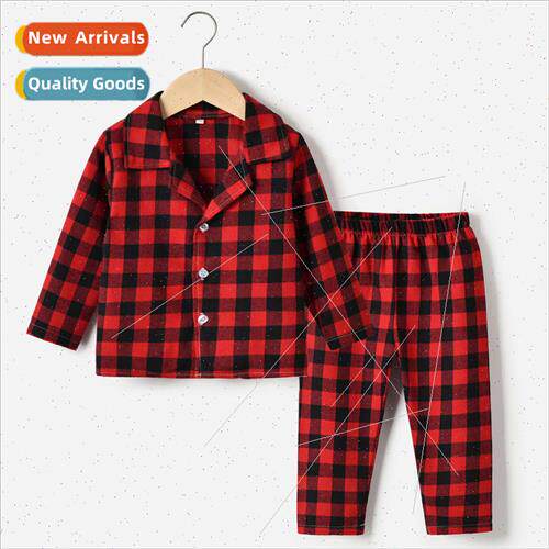 Fall and winter home wear childrens spring and fall lapel si