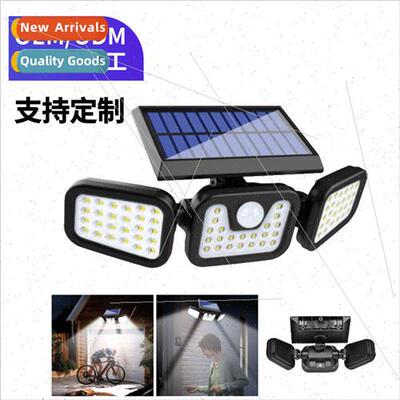 New solar wall light home outdoor garden light led flood lig