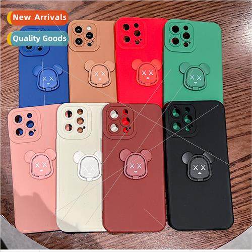 适用 Samsung S22Ultra Violent Bear Head Stand Phone Case Ang