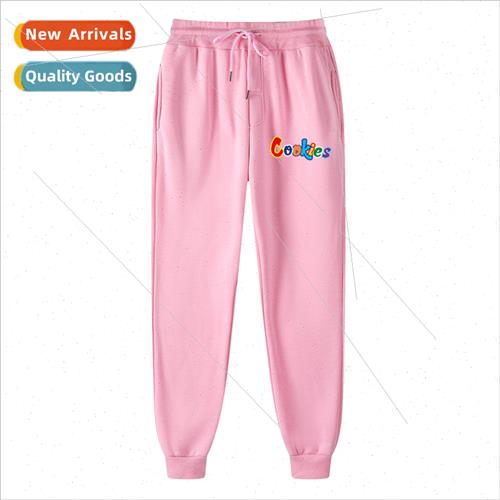 Patchwork waist letter print fall mens sports pants casual m