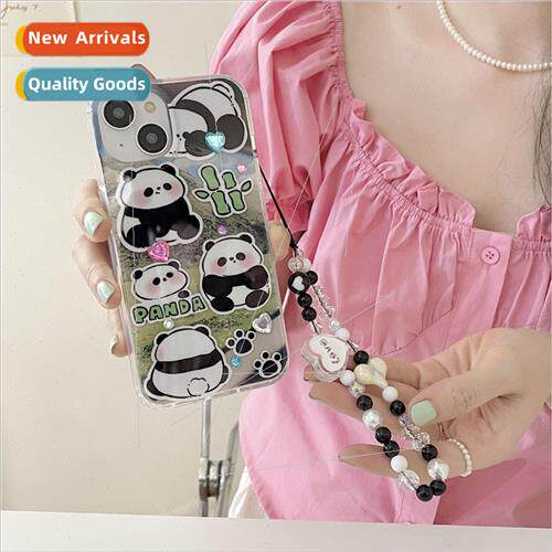 ins cartoon cute little panda 13ProMax double-sided iPhone12
