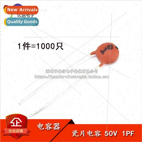 Porcelain Chip Capacitor 1p 1PF 50V Magnet Chip Capacitor Po