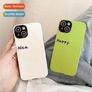 Couple  simple English 适用 14ProMax phone case iPhone 13 Ap