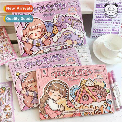 Annual big picture book free cutting cute wind cartoon chara