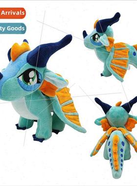 New wings of fire dragon blue big-eyed dragon plush toy doll