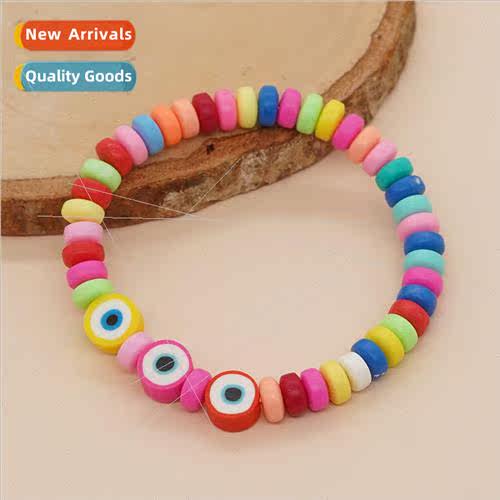 New vacation beach wind wind candy color elastic rope soft p