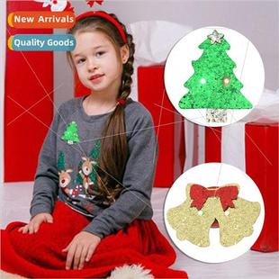 Woven Bells Snowflake 2023 Brooch Non Christmas Chri Cartoon