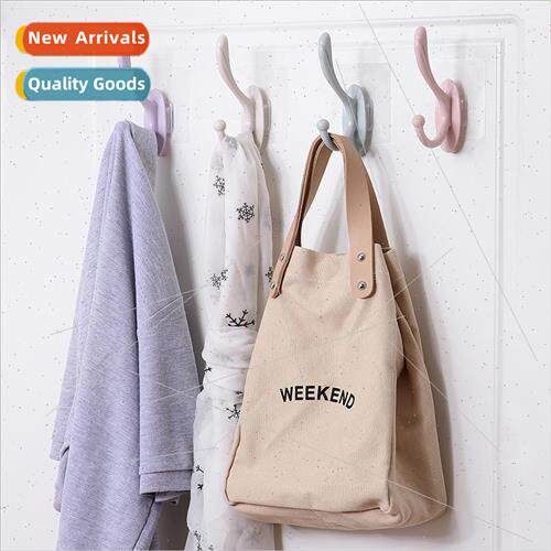 Household no-hole hanging hooks creative wall-mounted kitche