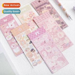 food handbook color cute Korea dazzle pet laser D16 stickers