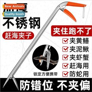 Thickened stainless steel eel clip eel clip loach crab pince