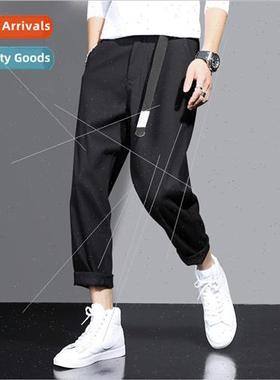 summer casual pants men Korean nd fell feeling small suit pa