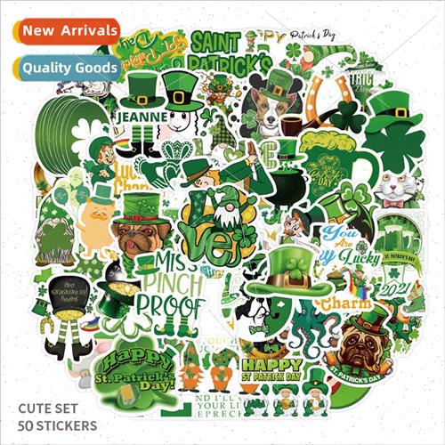 50 pcs Model Ireland St. Patricks Day Holiday s Laptop Helme