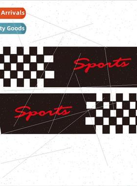 Checkered flag small car stickers scratches masking stickers
