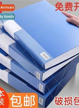 60-page A4 folder transparent insert data book multi-layer s