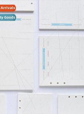 A6 Creative colorful paper flipbook replacement core 6 holes