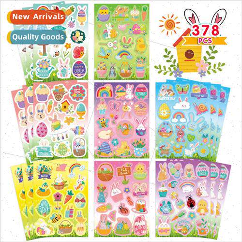 Easter Egg Bunny Stickers  Decoration Stickers Spring Spring