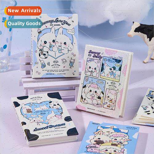 Sea salt milk rabbit A7 pocket book hand-drawn high-color va