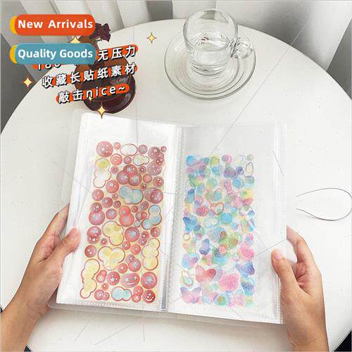 Sticker organizer ins wind transparent student simple handbo