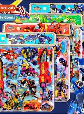 Mini Secret Service Stickers Boys Toys Children Super Dinosa