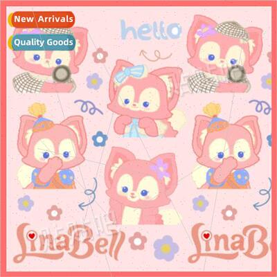 ng Na Beier cartoon cute stickers little fox laptop iPad cel