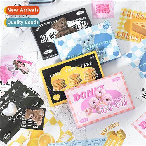 Stickers time grocery  ins cute box seal stickers handbook d