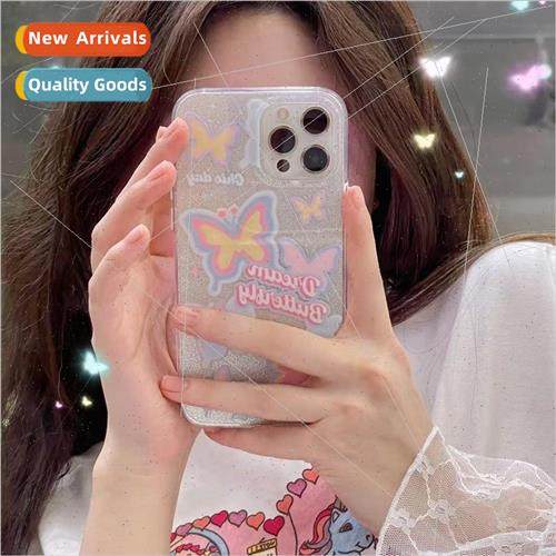 Super fairy girly heart pastel butterfly iPhone12/13 适用 Ap