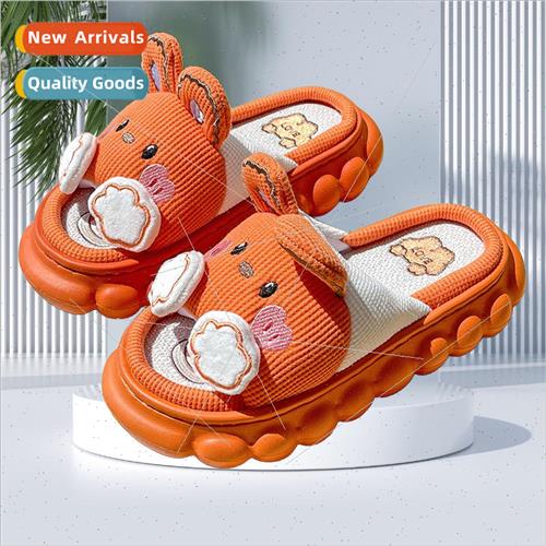 nen slippers summer indoor home with thick bottom -slip wood