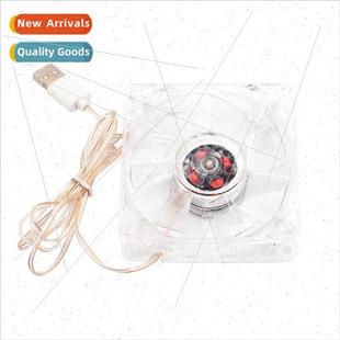 5V mini silent usb cooling fan fish tank cooling router set-