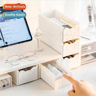 Desktop organizer drawer type large capacity student dormito