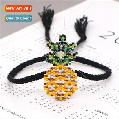 mple Fashion Rice Beads Morihan Flower terature Weaving Hand
