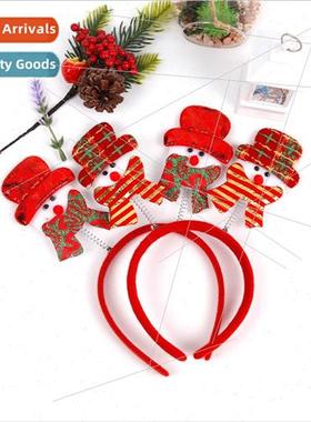 New Christmas hair bands holiday childrens headdresses snowm