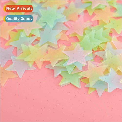 3D three-dimensional luminous stickers luminous star sticker