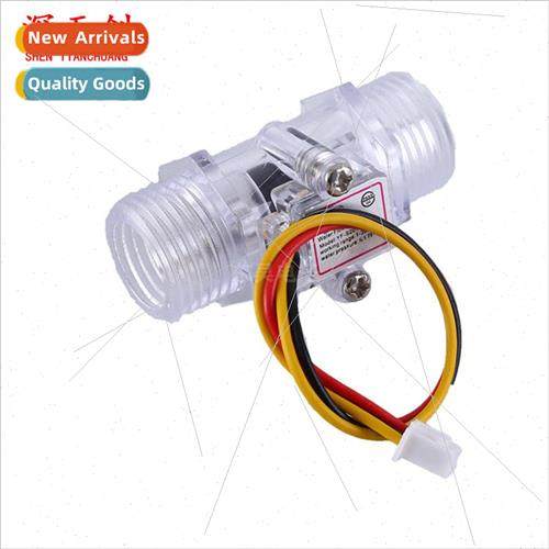Transparent flow meter YF-201C water flow sensor turbine flo