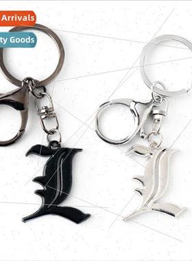 Japanese anime Death Note Death Note double L logo alloy key