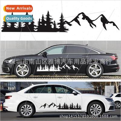 D-988 Woods Mountain View Great Northwest Car Stickers Perso