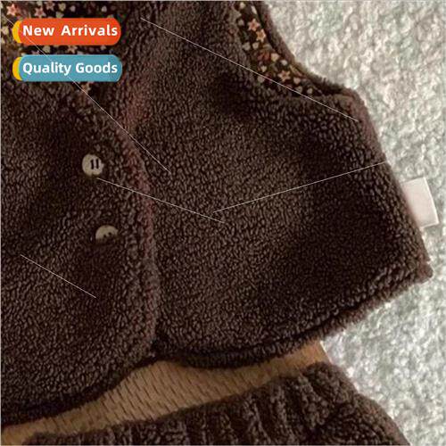 Baby suit fall and winter  0-3 years old baby bunny velvet t