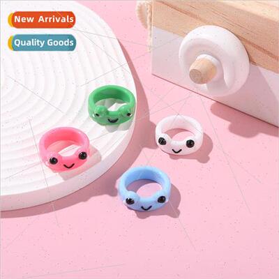 Frog ring cute and playful hand ring new girl finger ring pa