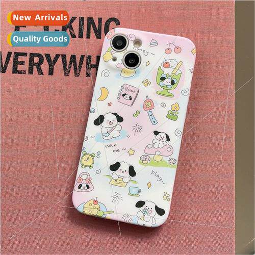 ins gradient cartoon pacha dog 12ProMax niche female iPhone