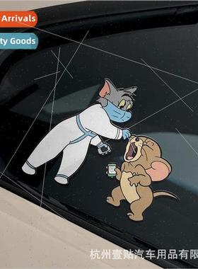 Has been vaccinated car stickers motorcycle electric car sti