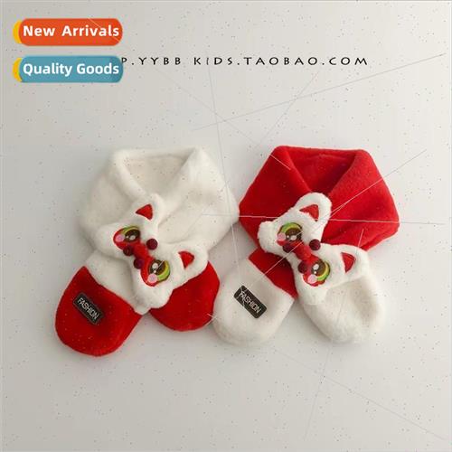 New Chinese  childrens scarf cute plush fall and winter baby