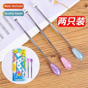stainless steel ear buckle scooper earwax pair