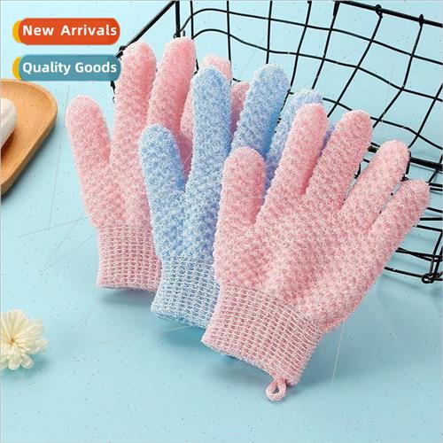 Tiga Bath Rubbing Five Finger Gloves Powerful Exfoliator Pai
