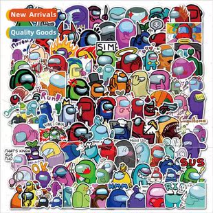 not stickers doodle cartoon Among game classic pcs 100
