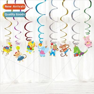 2023 Childrens Birthday Party Animal Pulling Flag Starting S