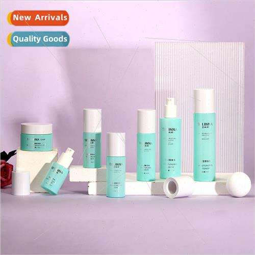 round cosmetic glass bottle package toner cream cream essenc