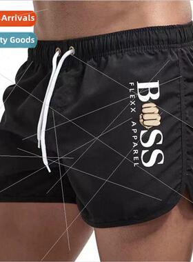 2023 new mens fashion sports beach shorts polyester multi-co