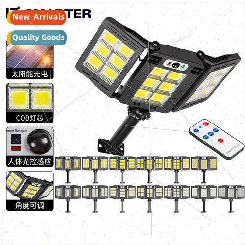 New solar set light sensor garden wall light intelligent wit