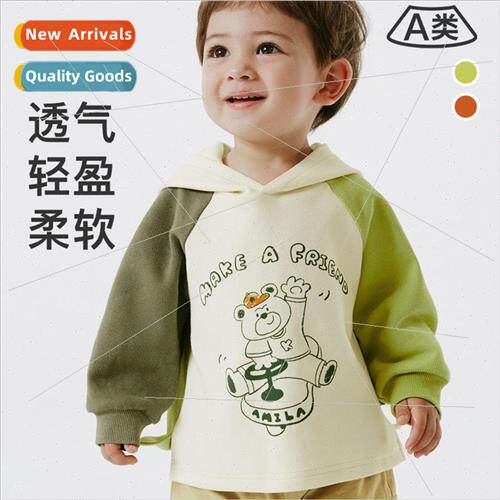 2024 Spring new boys and girls casual three-color splicing c