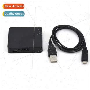 into the screen with splitter HDMI device Splitter